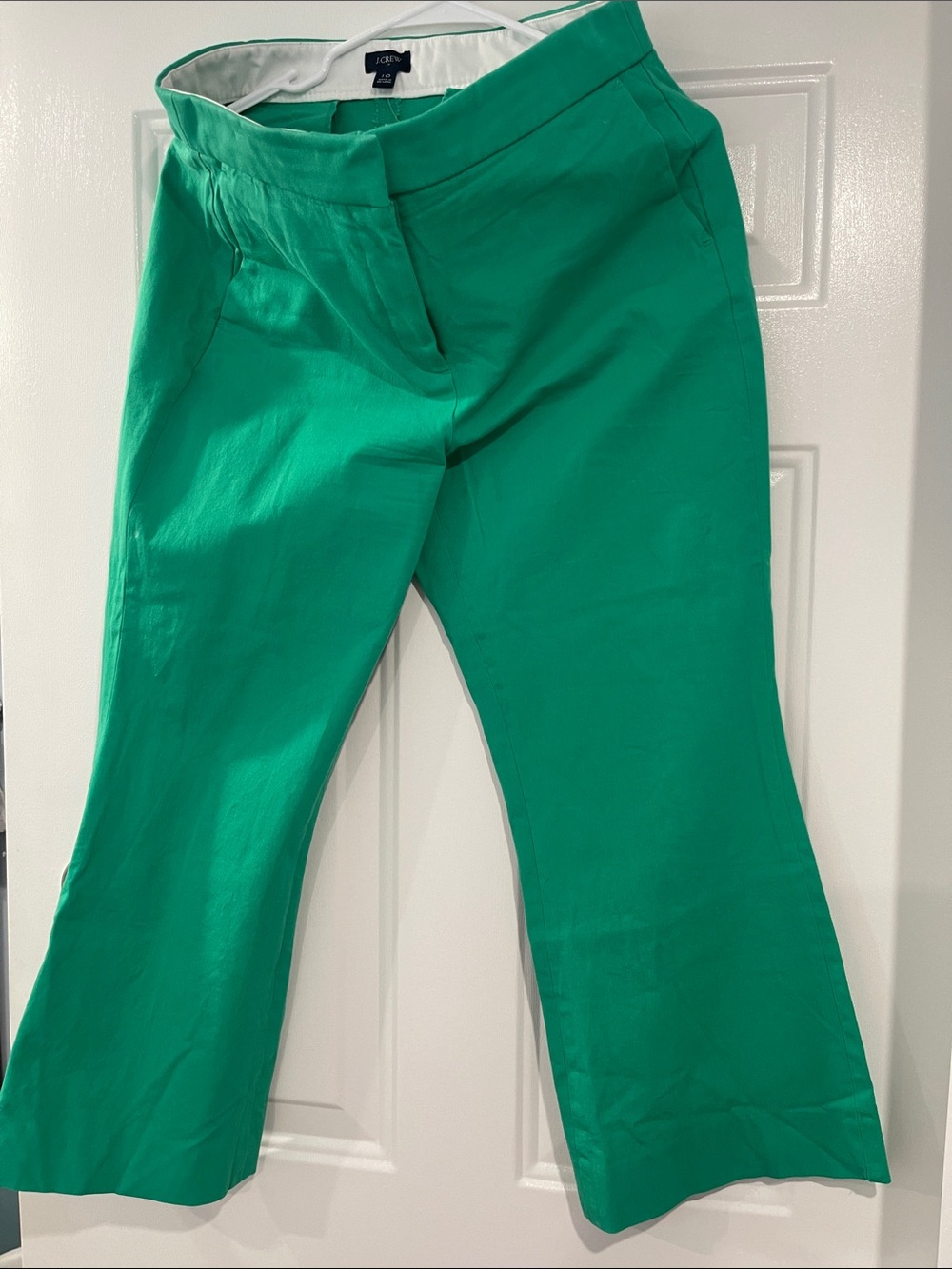 J. Crew Girls' Bright Green Crop Pants